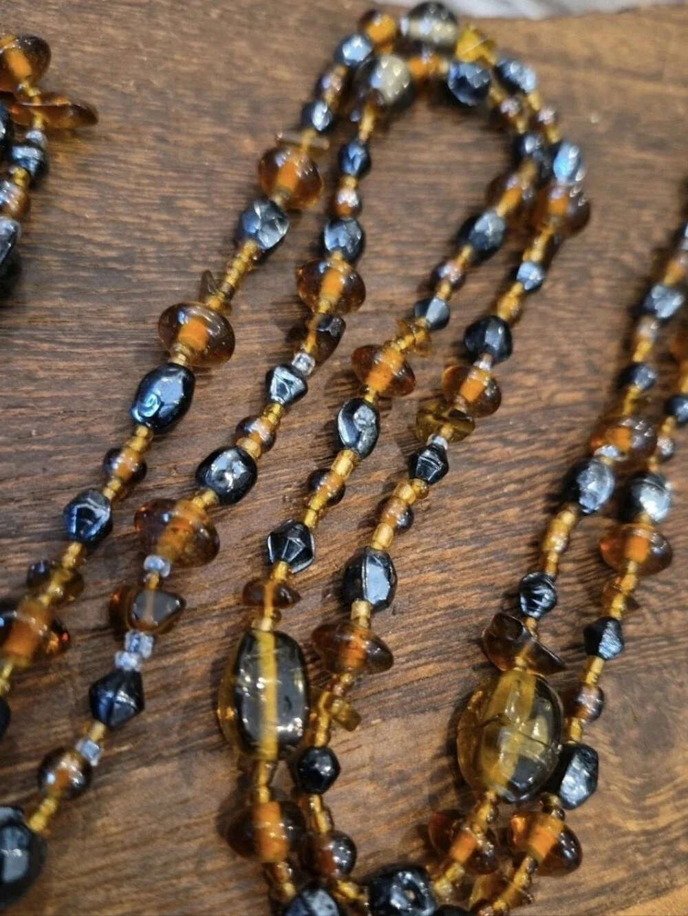 Vtg Baltic Amber Long Single Strand Shorter Double or Triple Strand Necklace